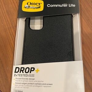 OtterBox Commuter Lite Black Protective Phone Case and Screen Protector
